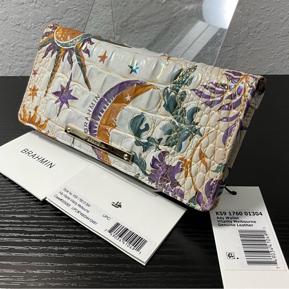 Brahmin Ady VITALITY MELBOURNE Slim Leather Wallet NWT - Picture 4 of 8